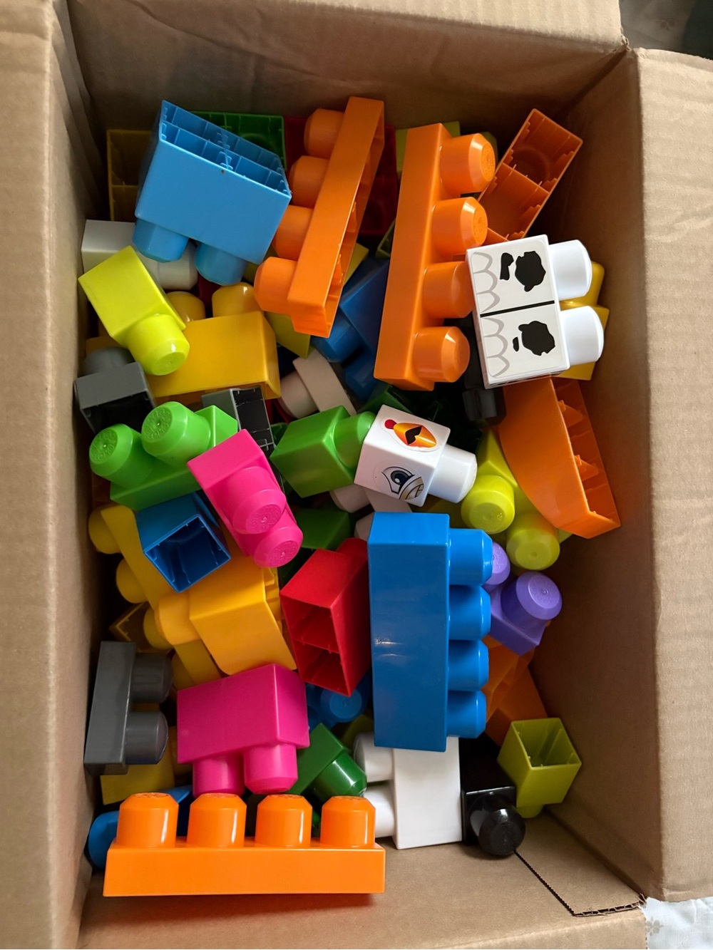 Bright Large-Chunk Building Blocks